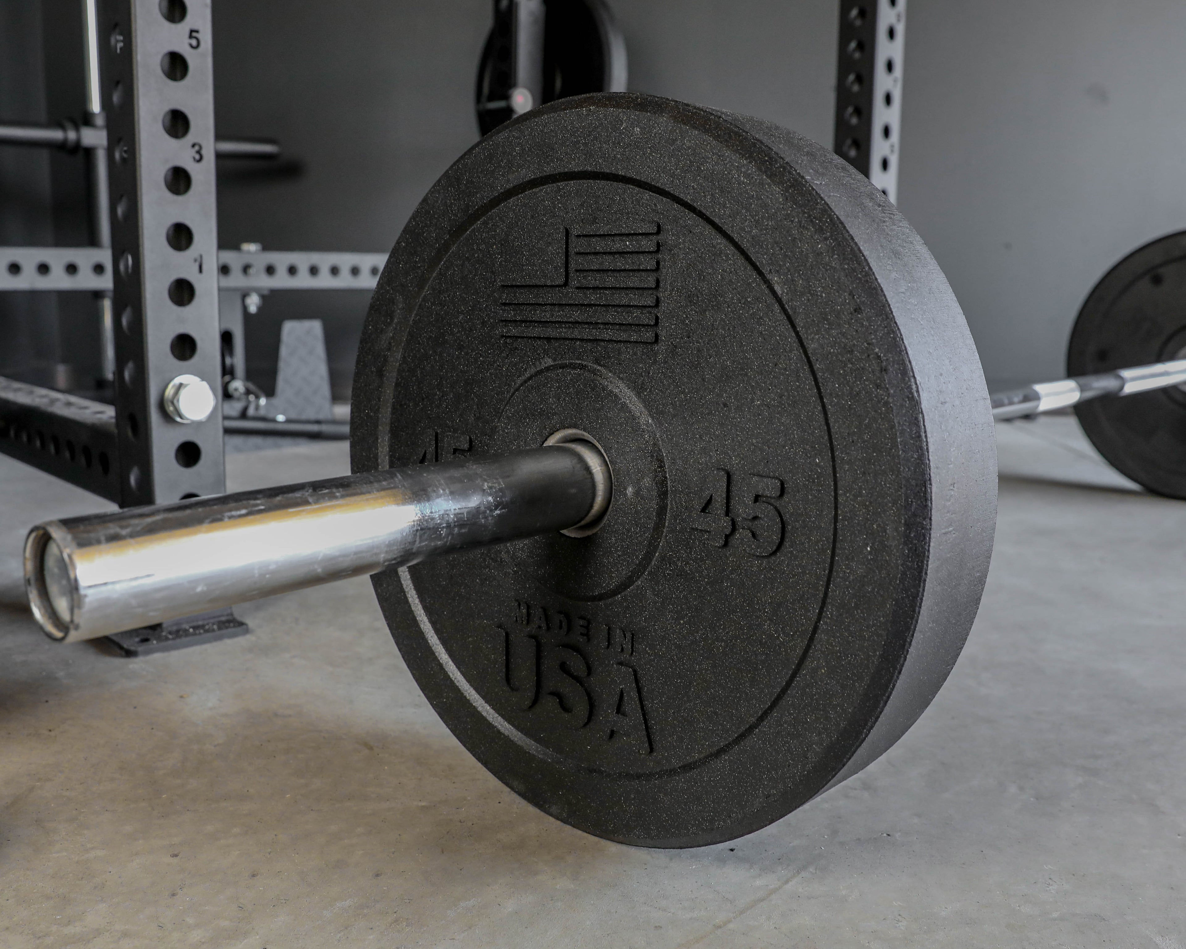 USA Premium Bumper Plate Set — Competition Grade