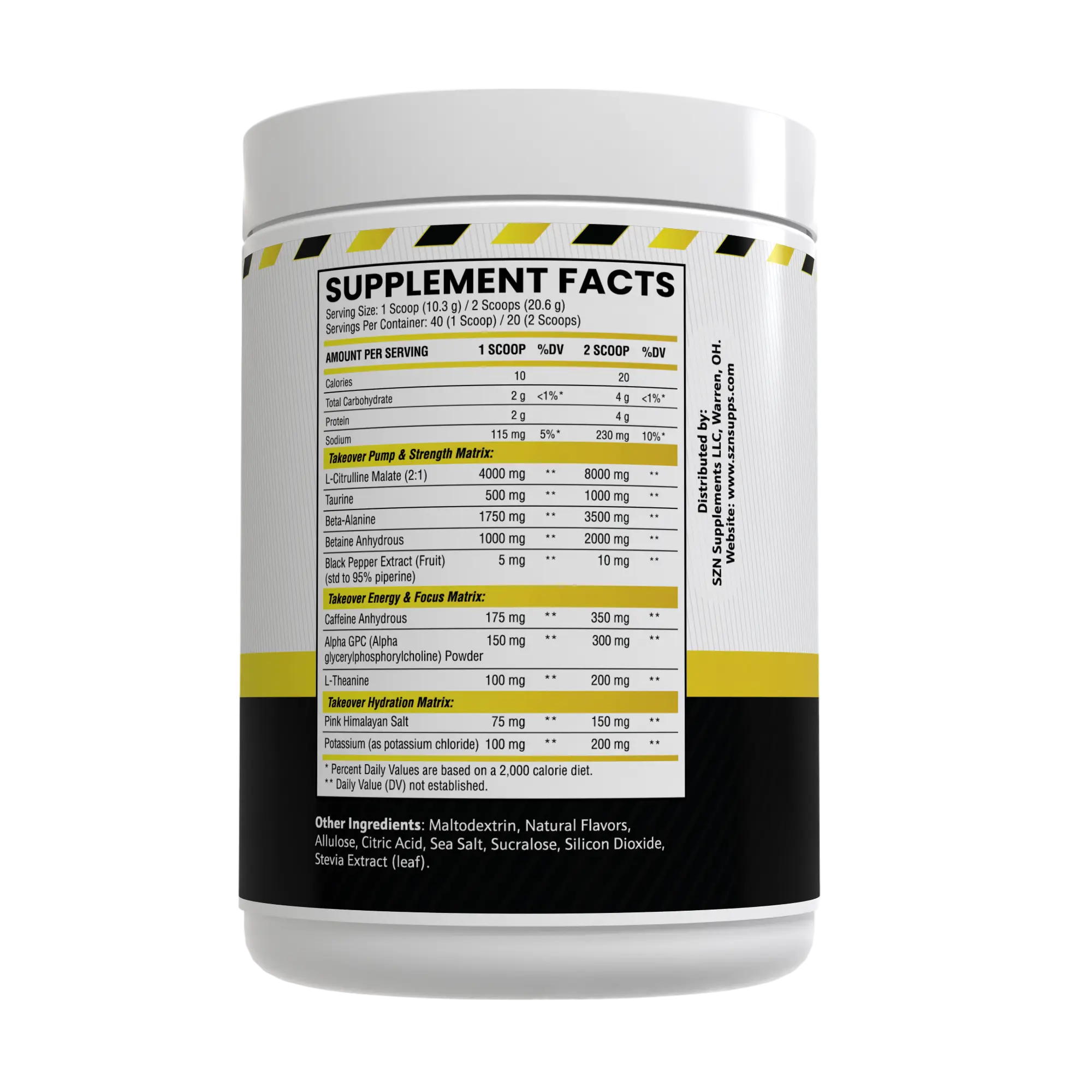 Takeover Pre Workout