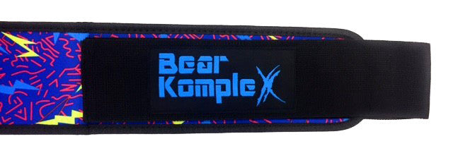 Bear KompleX 4" Straight Weightlifting Belt | Hook & Loop | Multiple Colors
