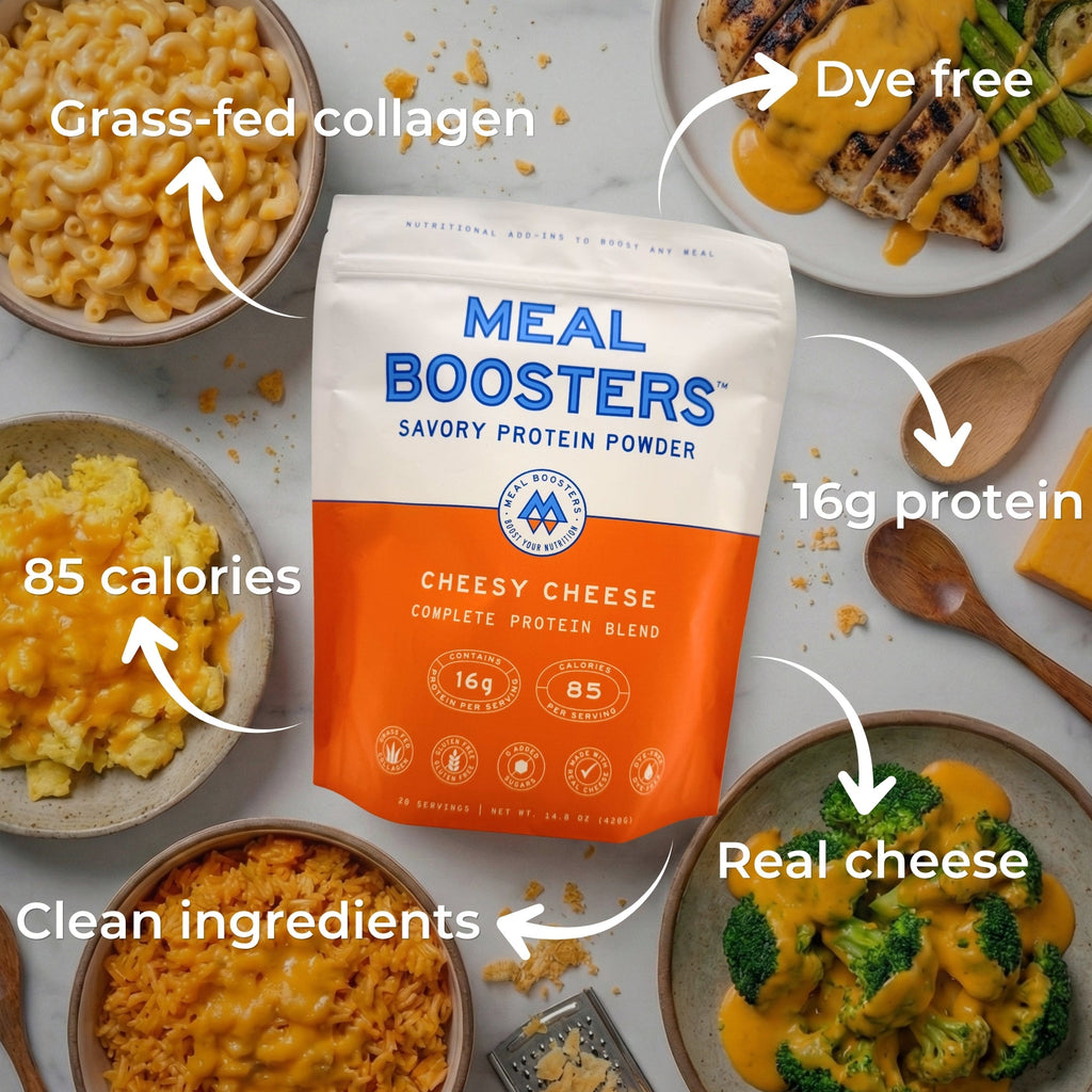 OneSourceFitness Cheesy Cheese Collagen+ Protein Powder | 15g Protein | 20 Servings | Gluten-Free