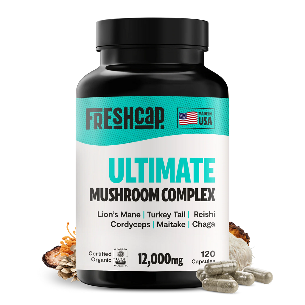 Organic Mushroom Complex | Six-Mushroom Adaptogen Blend