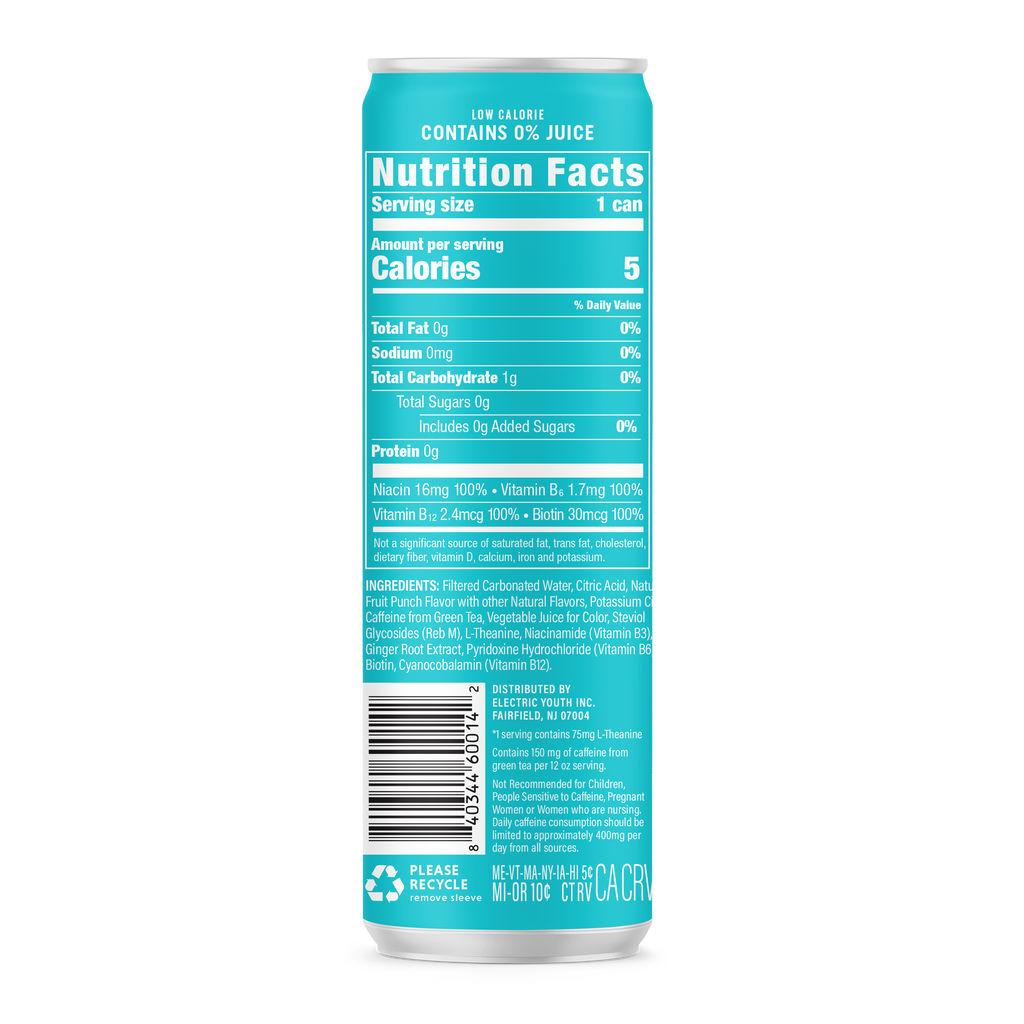 Energy Drink - Sparkling Tropical Punch (12-Pack)