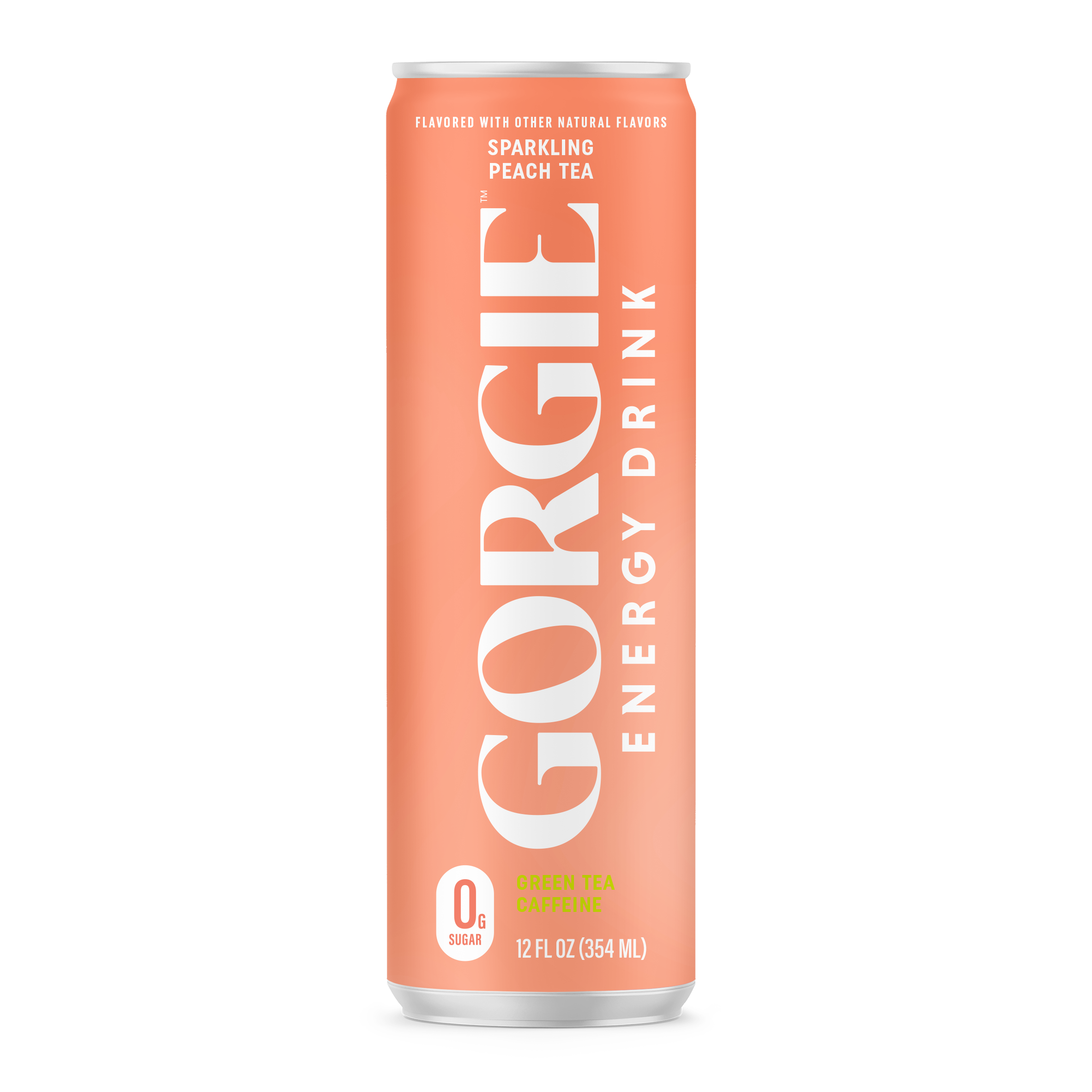 Energy Drink - Sparkling Peach Tea (12-Pack)