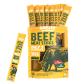 Grass-Fed Beef Meat Sticks - Plain, 100% American Made, High Protein Snack