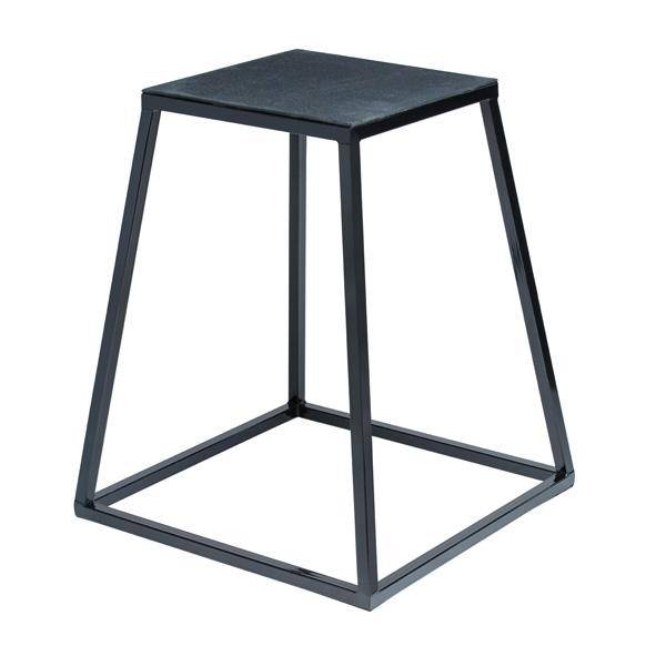 Steel Plyometric Jump Box — Anti-Slip, Stackable (12", 18", 24")