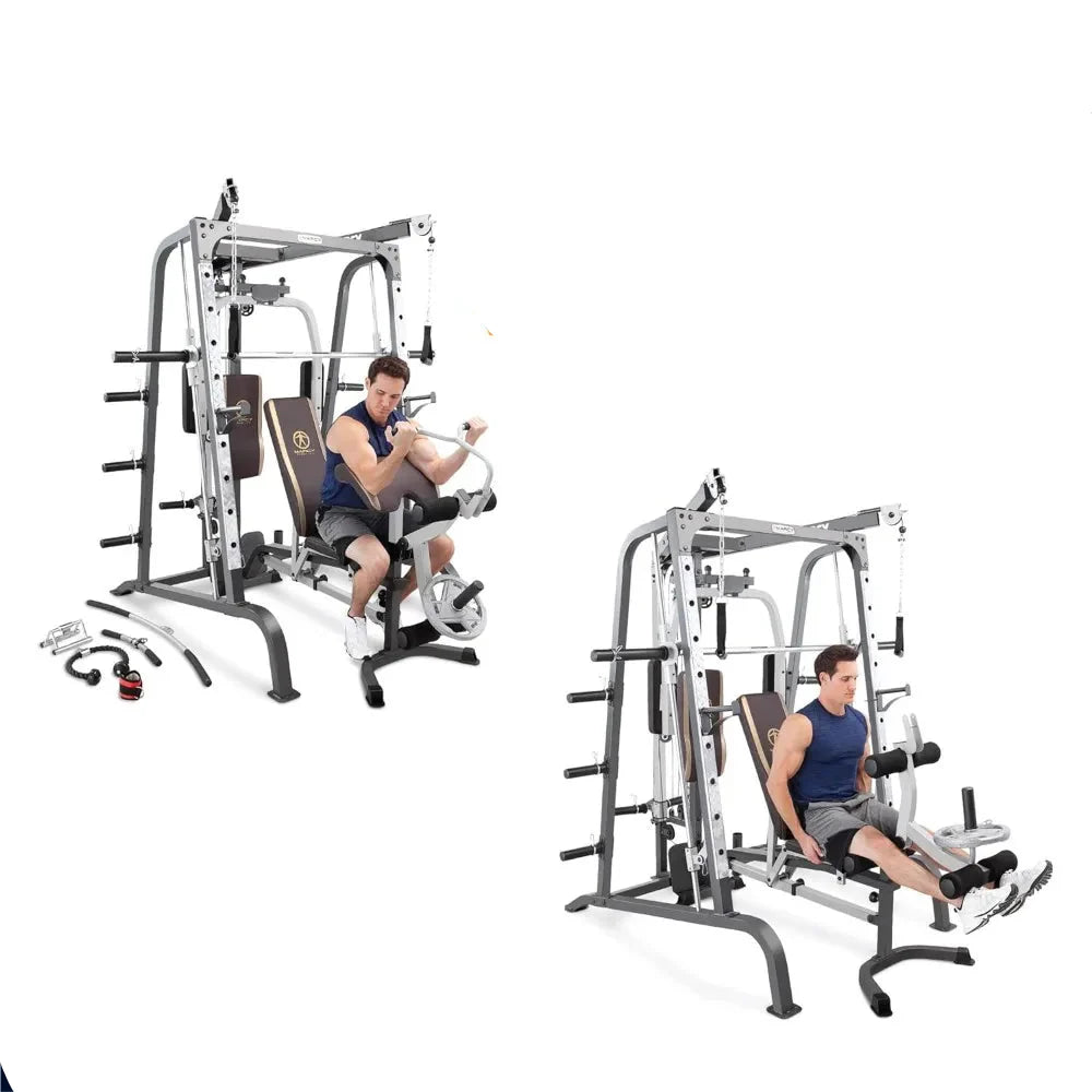 Smith Cage & Leg Press Home Gym Combo