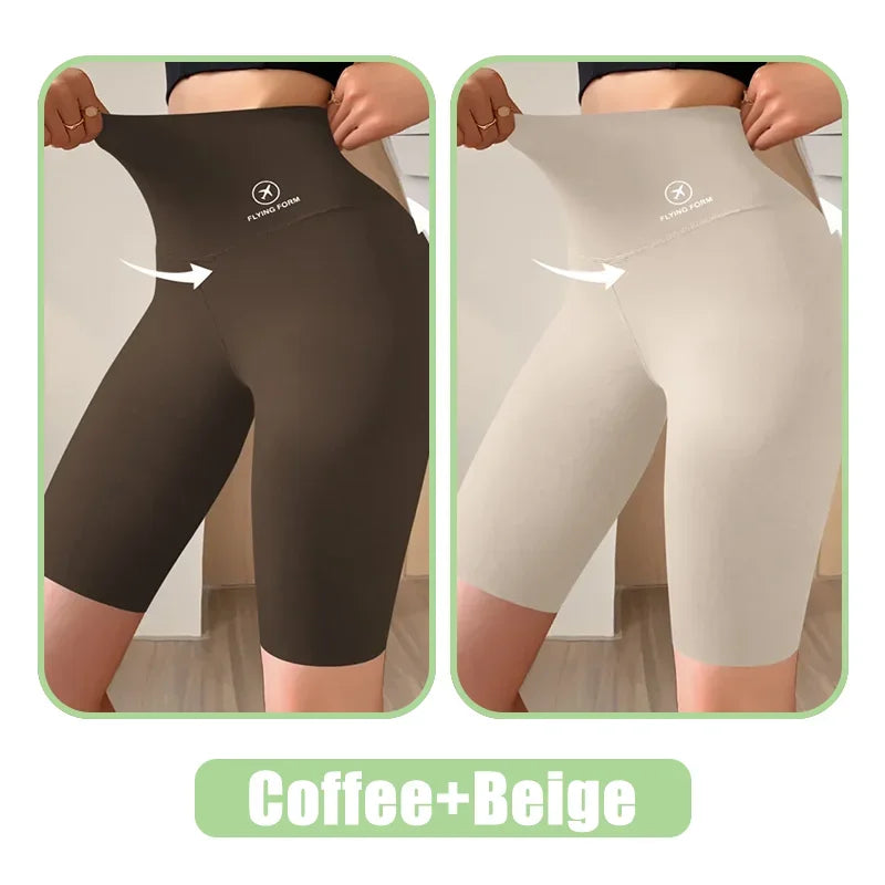 Women's High Waist Push-Up Gym Shorts