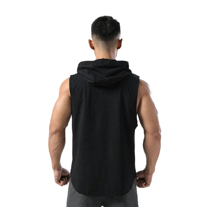 Sleevless Tees for Men Solid Colors