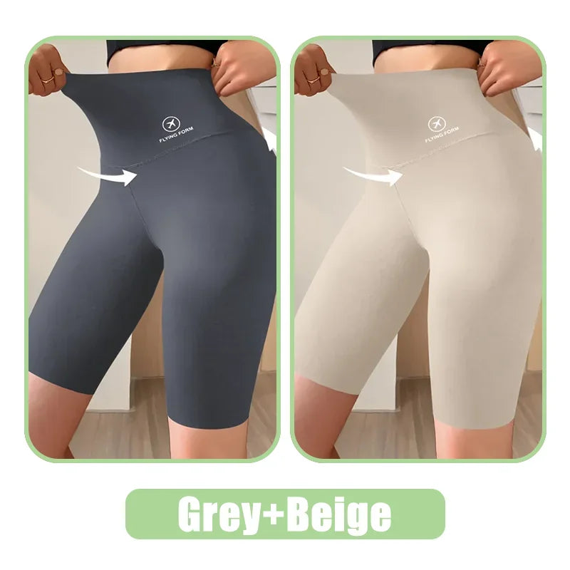 Women's High Waist Push-Up Gym Shorts