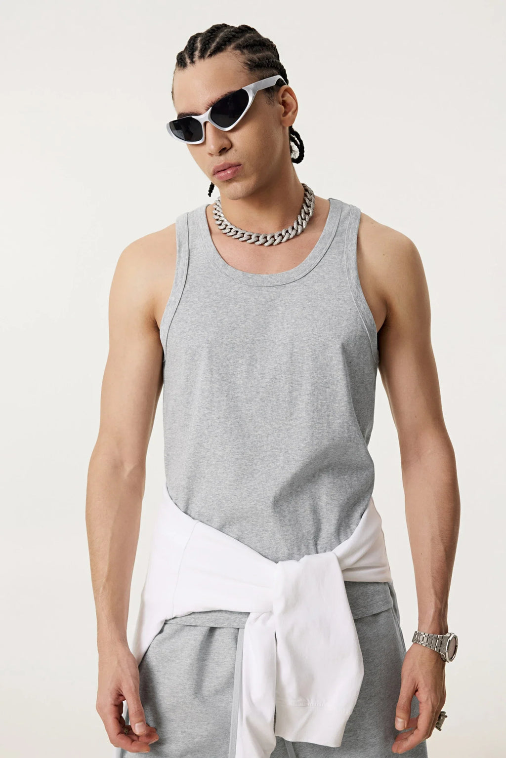 Men's Minimalist Loose-Fit Workout Tank Top | Breathable Summer Vest