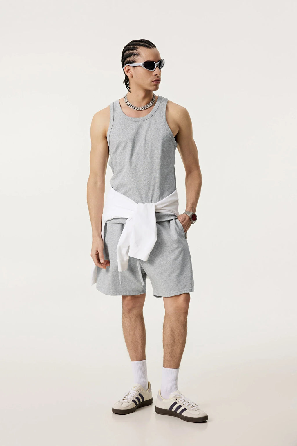 Men's Minimalist Loose-Fit Workout Tank Top | Breathable Summer Vest