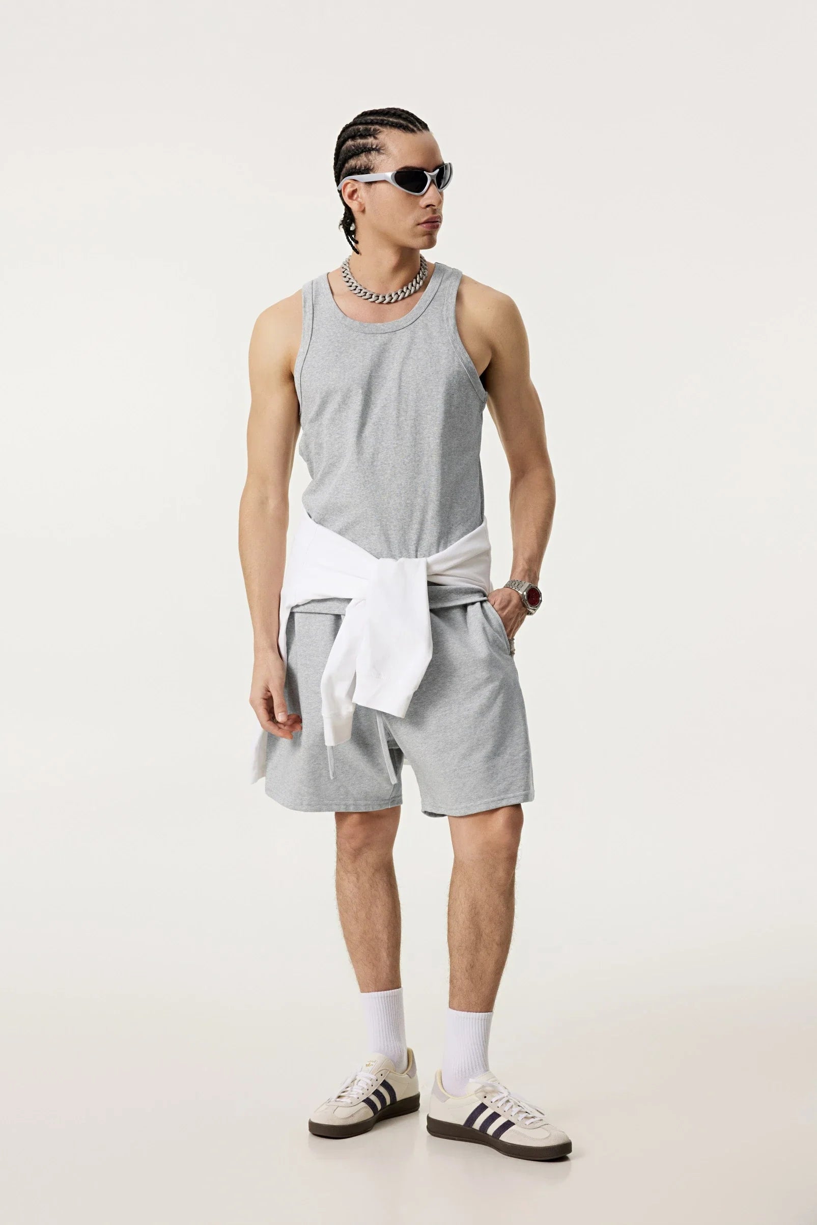 Men's Minimalist Loose-Fit Workout Tank Top | Breathable Summer Vest