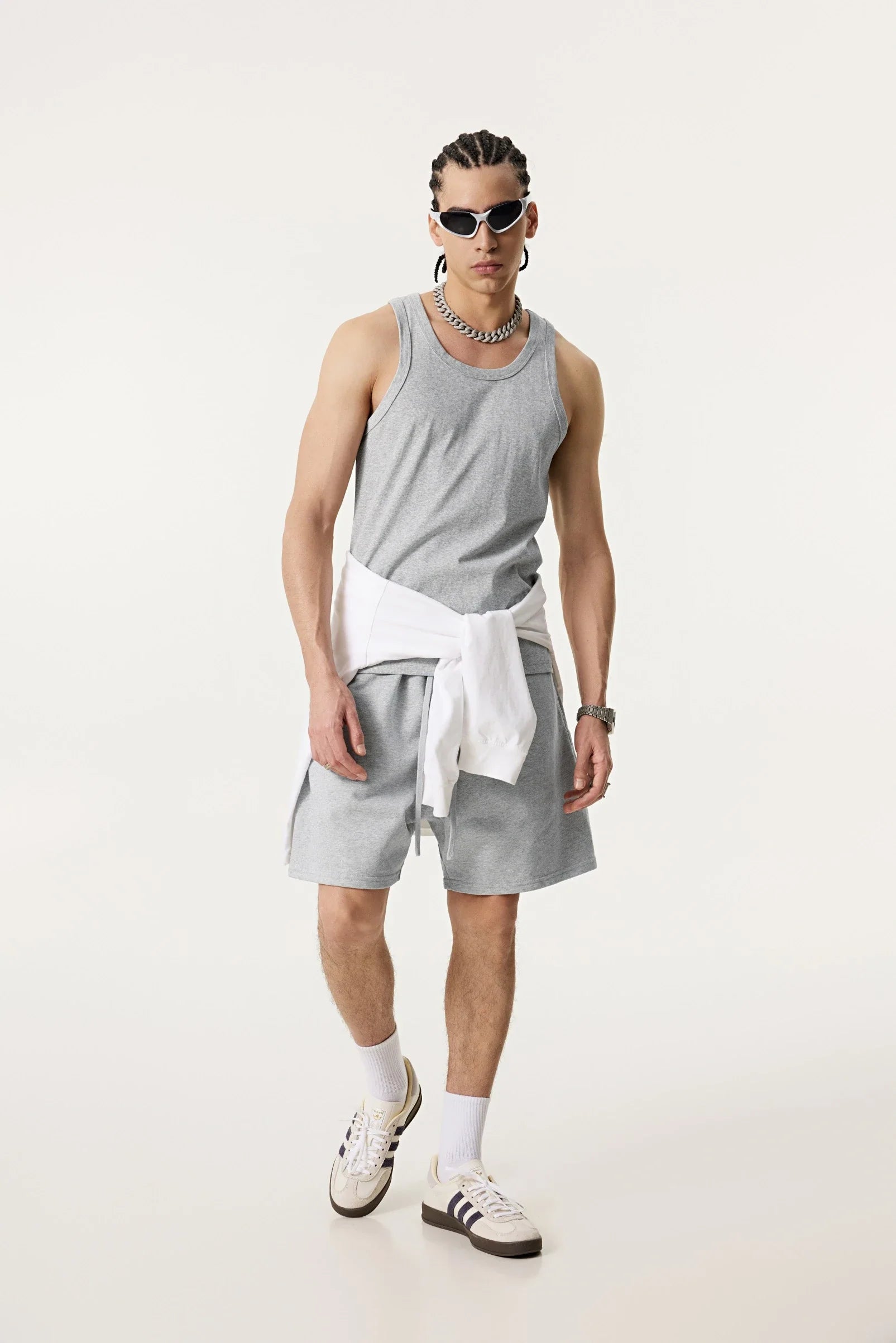 Men's Minimalist Loose-Fit Workout Tank Top | Breathable Summer Vest