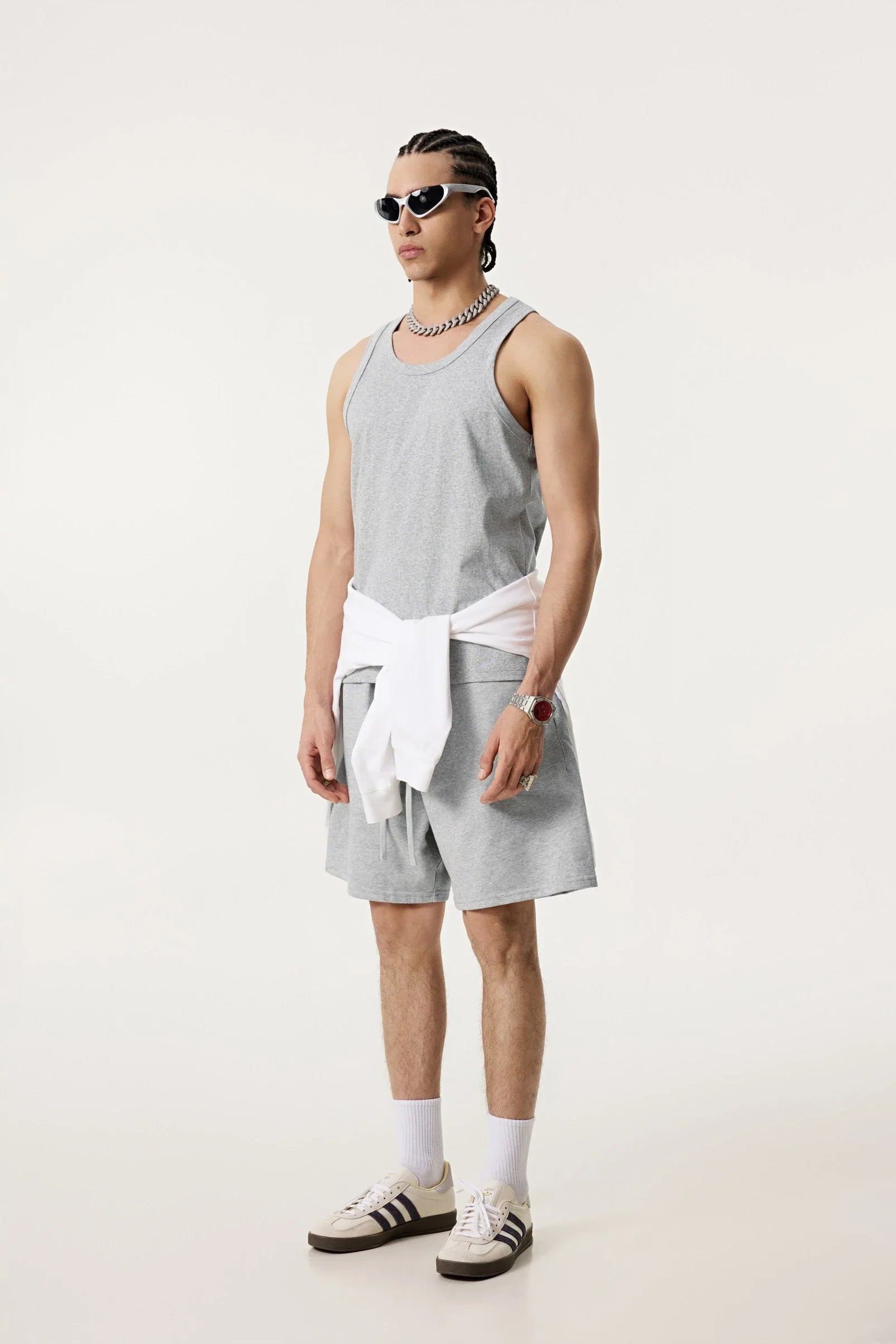Men's Minimalist Loose-Fit Workout Tank Top | Breathable Summer Vest