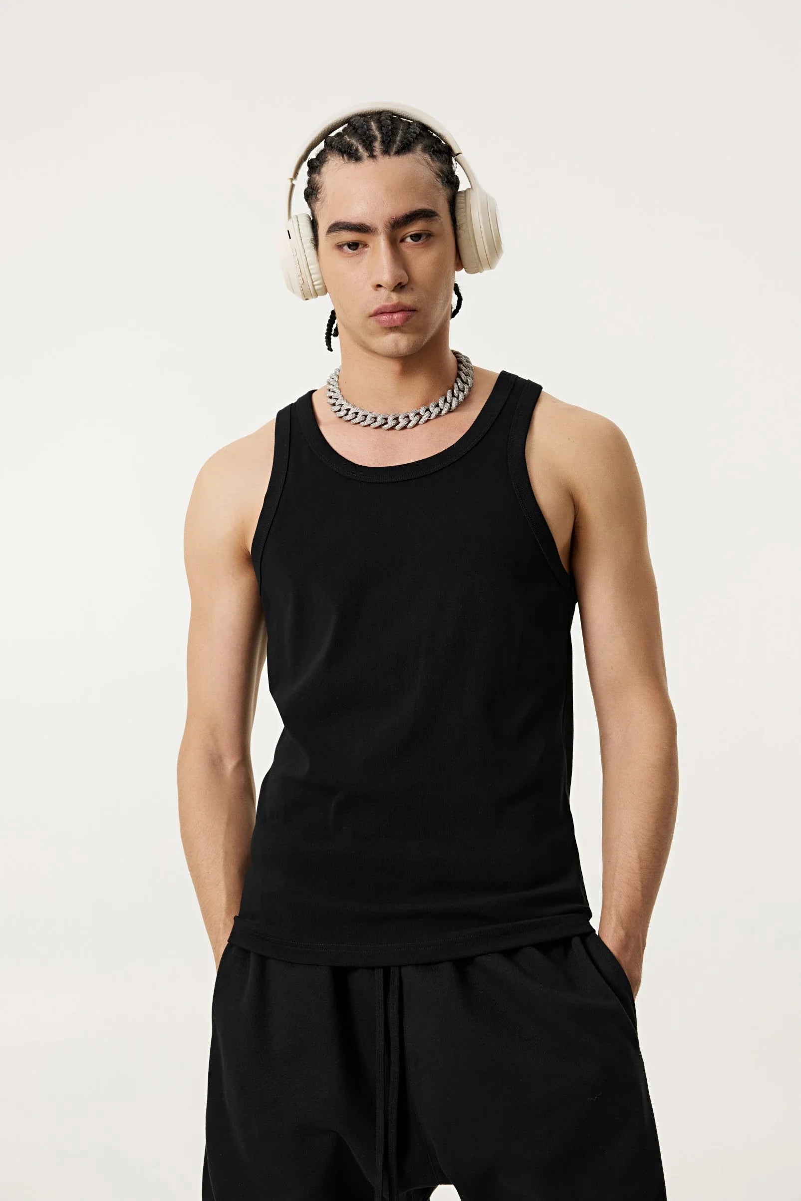 Men's Minimalist Loose-Fit Workout Tank Top | Breathable Summer Vest
