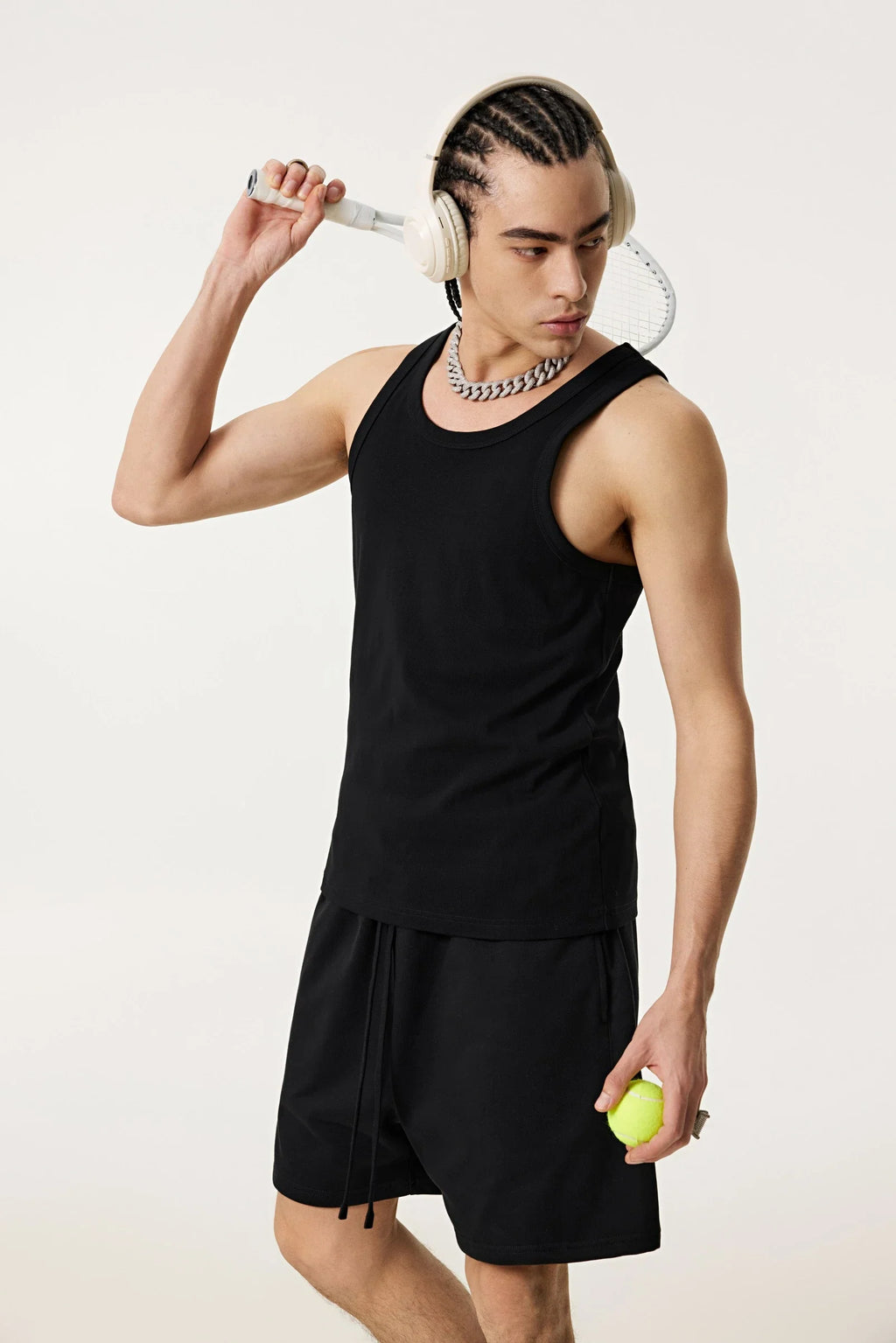Men's Minimalist Loose-Fit Workout Tank Top | Breathable Summer Vest