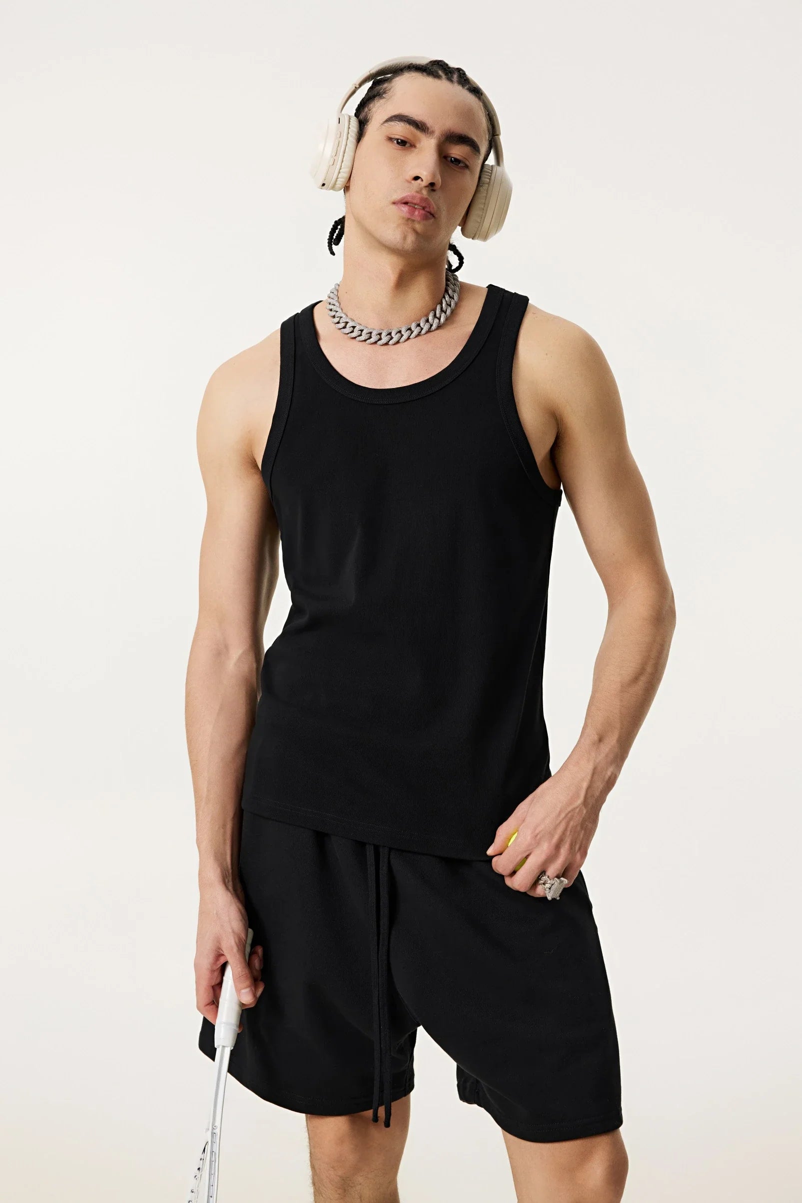 Men's Minimalist Loose-Fit Workout Tank Top | Breathable Summer Vest