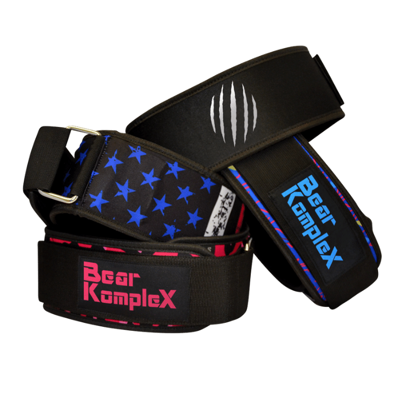 Bear KompleX 4" Straight Weightlifting Belt | Hook & Loop | Multiple Colors