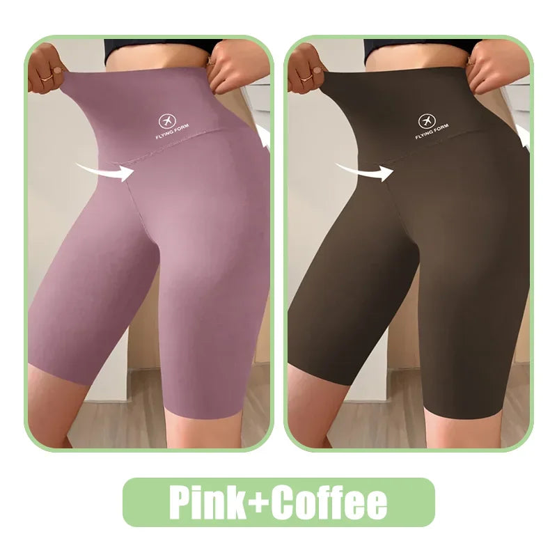 Women's High Waist Push-Up Gym Shorts