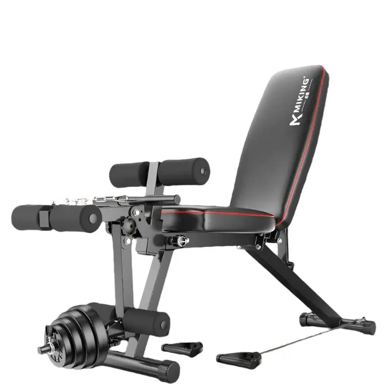 Adjustable Sit-Up and Weightlifting Bench