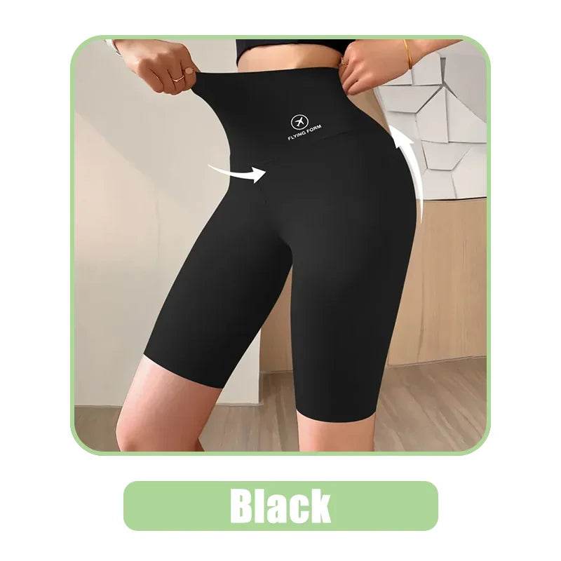 Women's High Waist Push-Up Gym Shorts