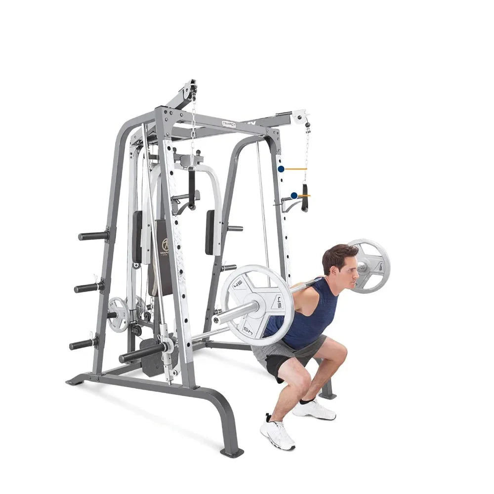 Smith Cage & Leg Press Home Gym Combo