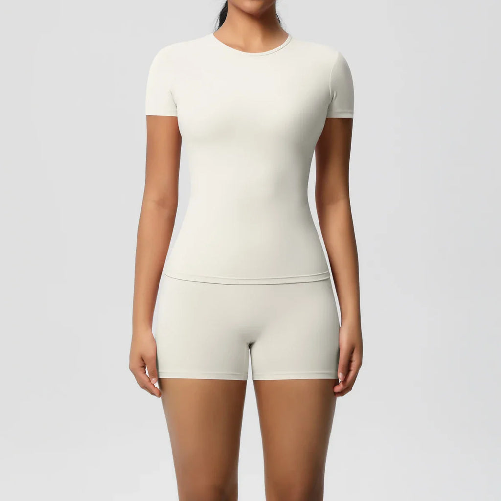 2PC Quick-Dry Gym Shorts & Top Set