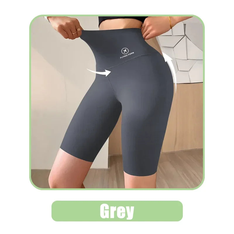 Women's High Waist Push-Up Gym Shorts