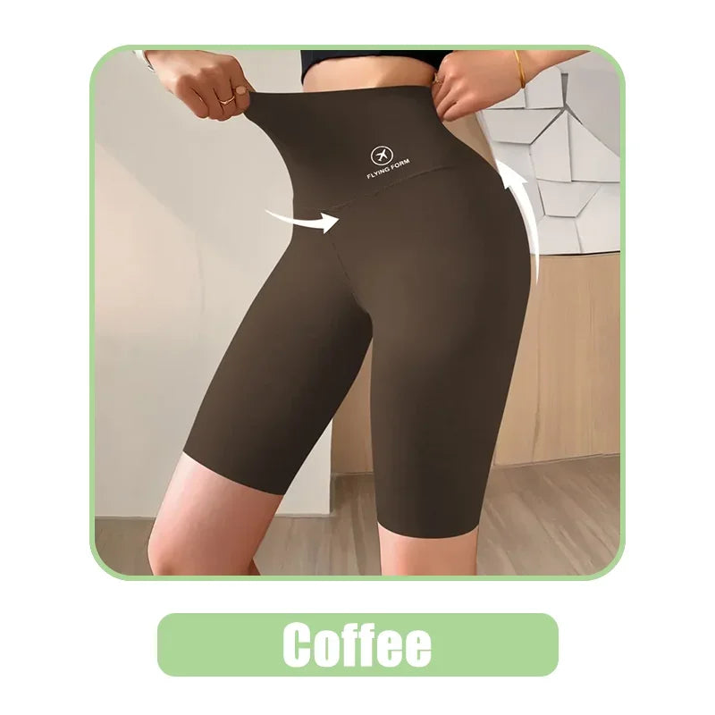 Women's High Waist Push-Up Gym Shorts