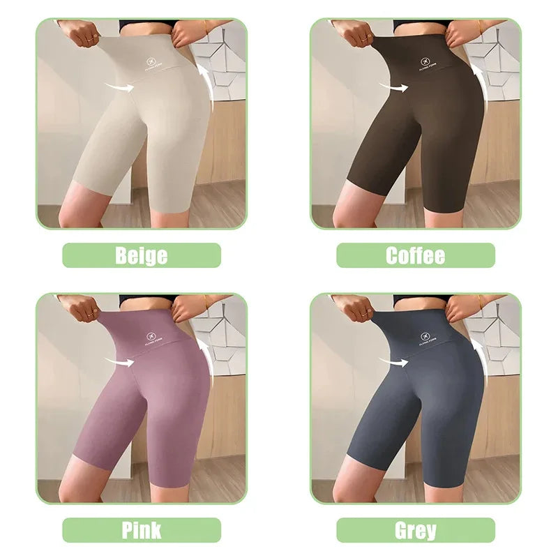 Women's High Waist Push-Up Gym Shorts