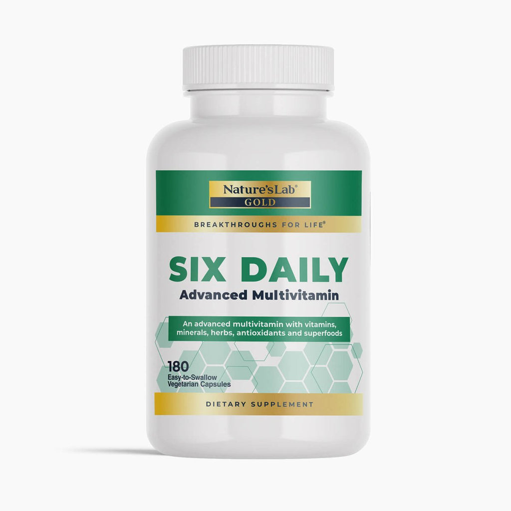 Nature's Lab Gold Six Daily Multivitamin — 180 Capsules | 30-Day Supply