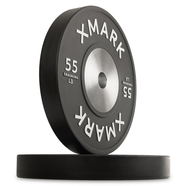 XMark Black Premium IWF Training Bumper Plates — Pairs & Sets