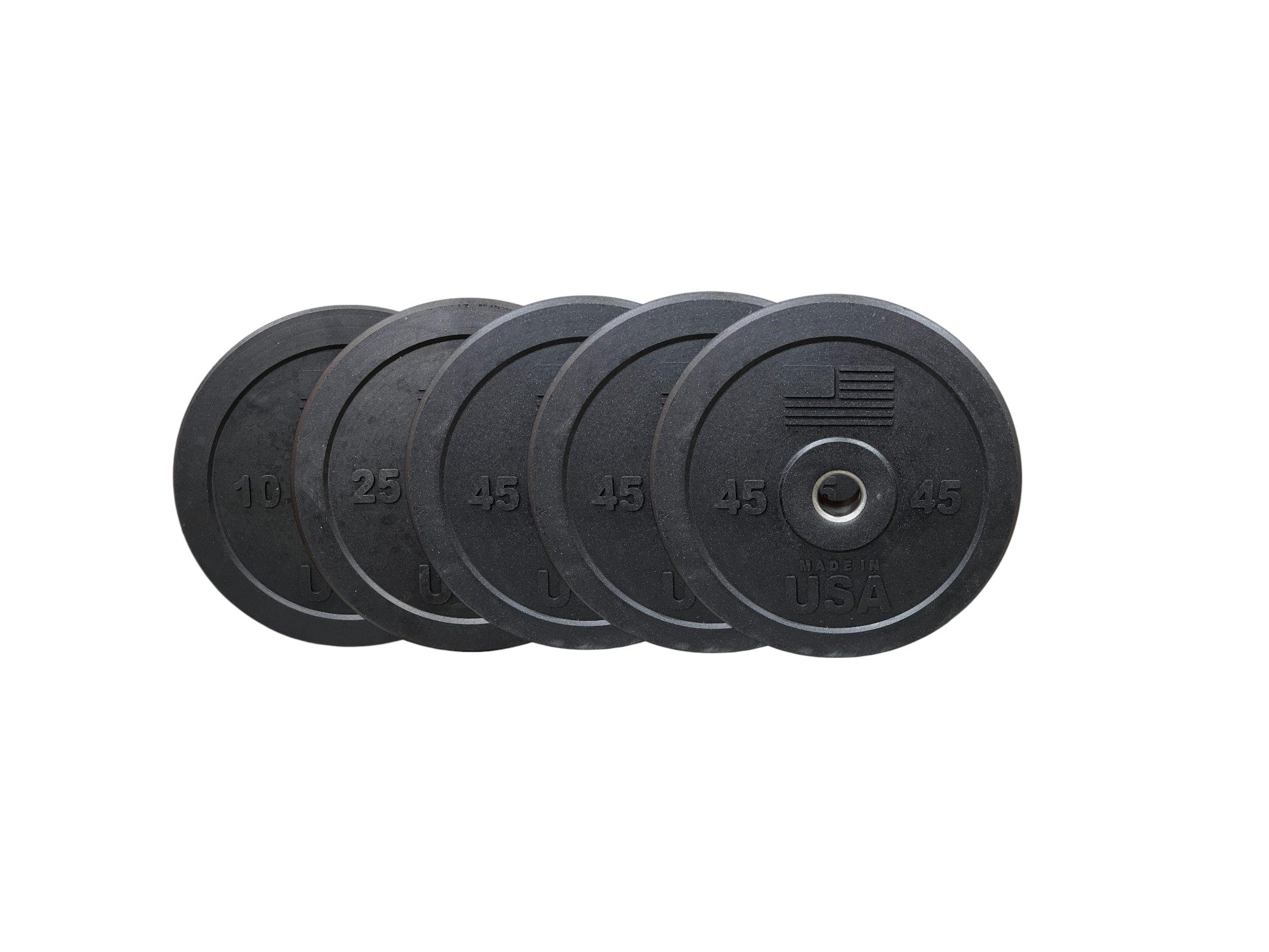 USA Premium Bumper Plate Set — Competition Grade