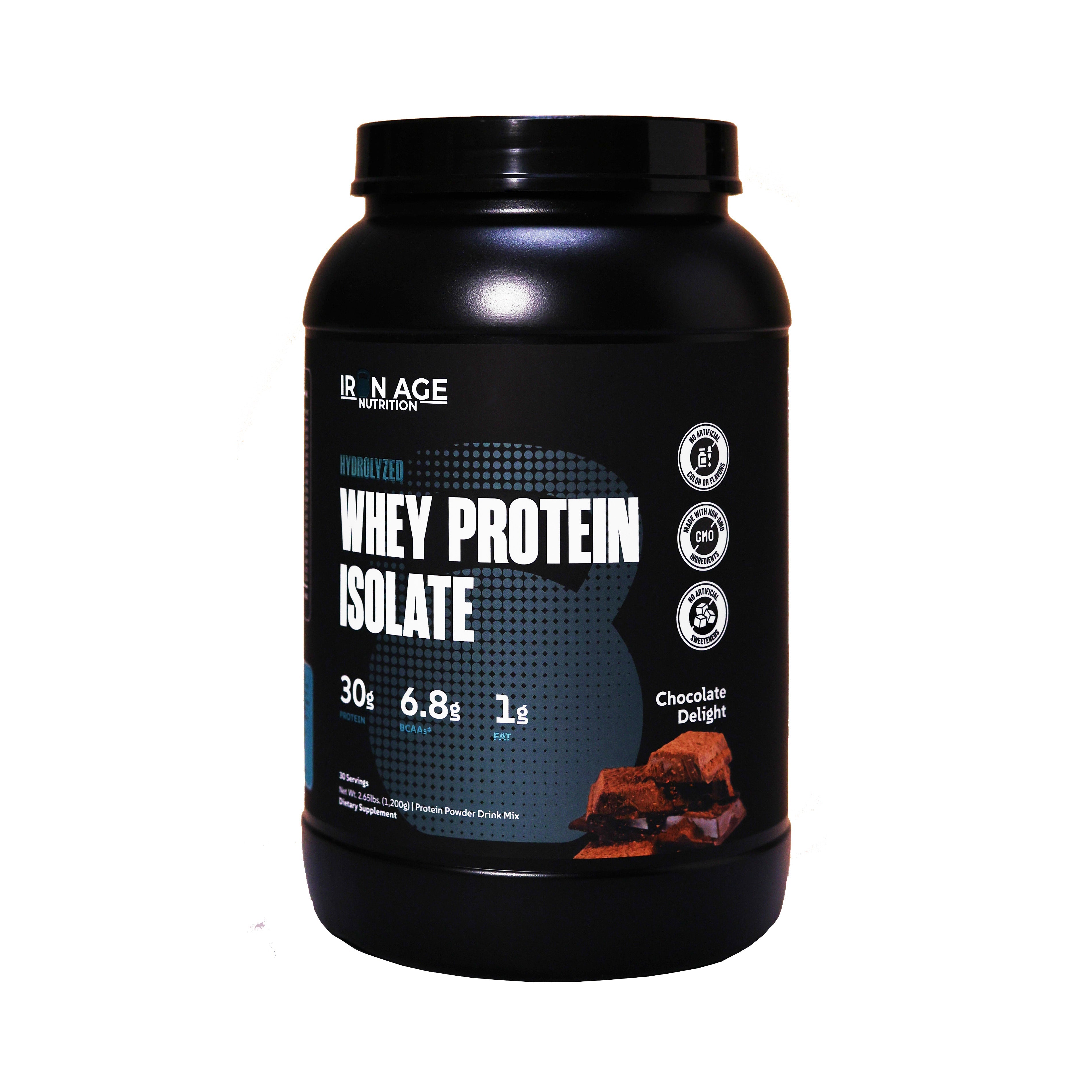 Iron Age Whey Protein Isolate — 30 Servings | Chocolate & Vanilla