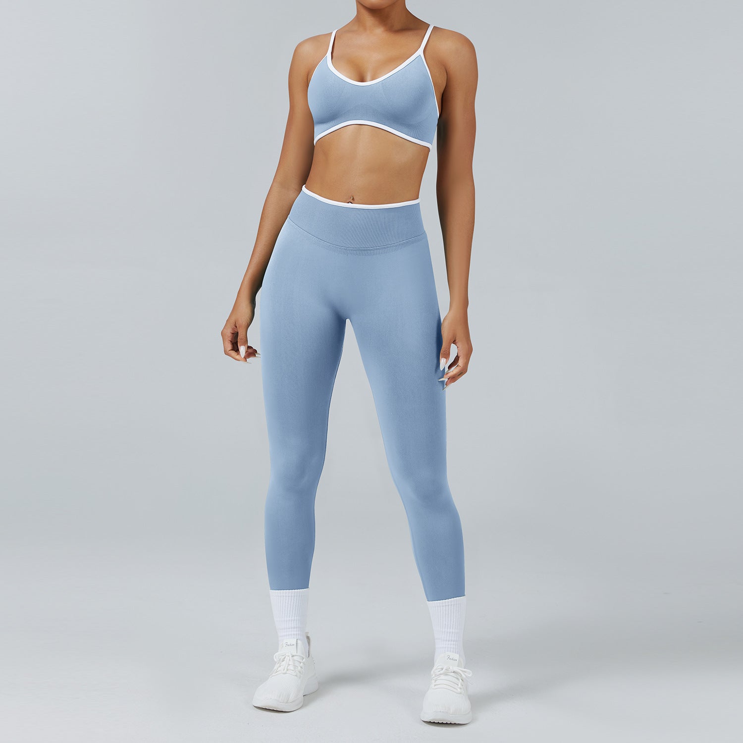 Women's Seamless Back-Support Yoga & Fitness Set | 14 Colors