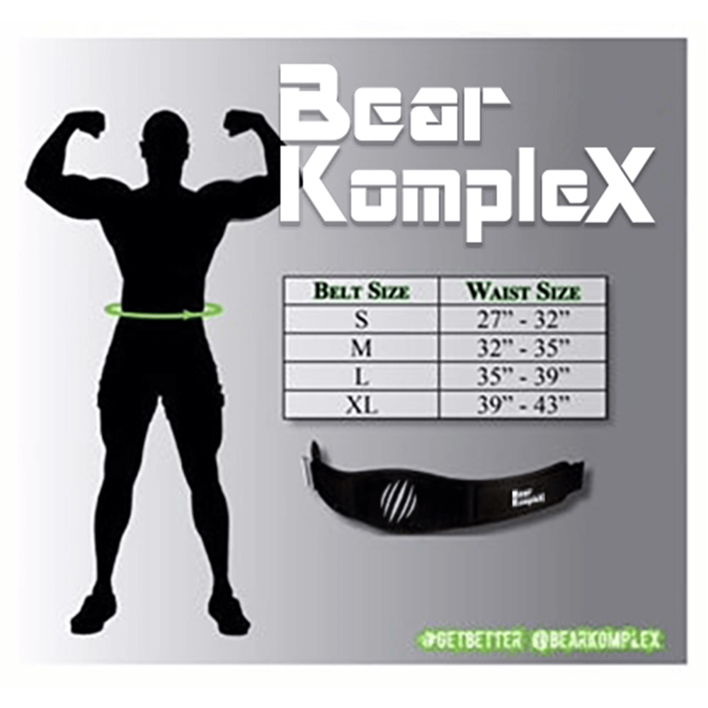 Bear KompleX 6" Strength Weightlifting Belt | Hook & Loop | Squats & Deadlifts