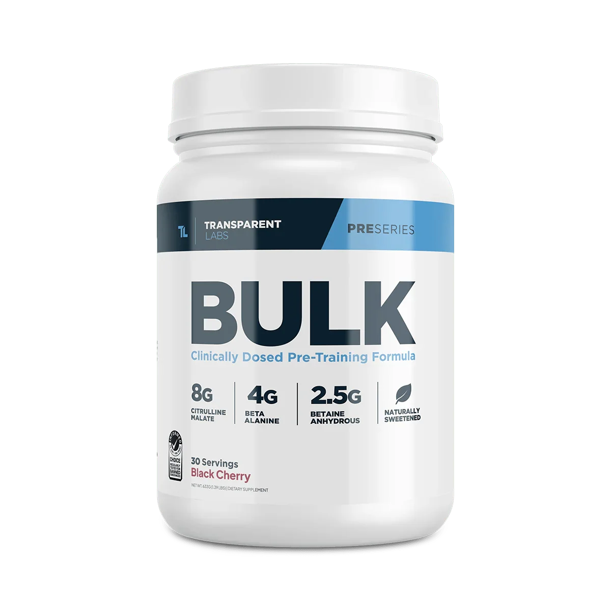 Transparent Labs BULK Pre-Workout (30 Servings)