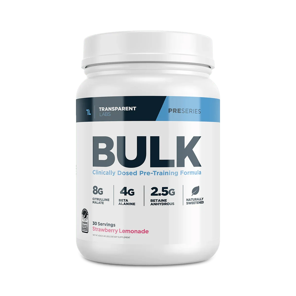 Transparent Labs BULK Pre-Workout (30 Servings)