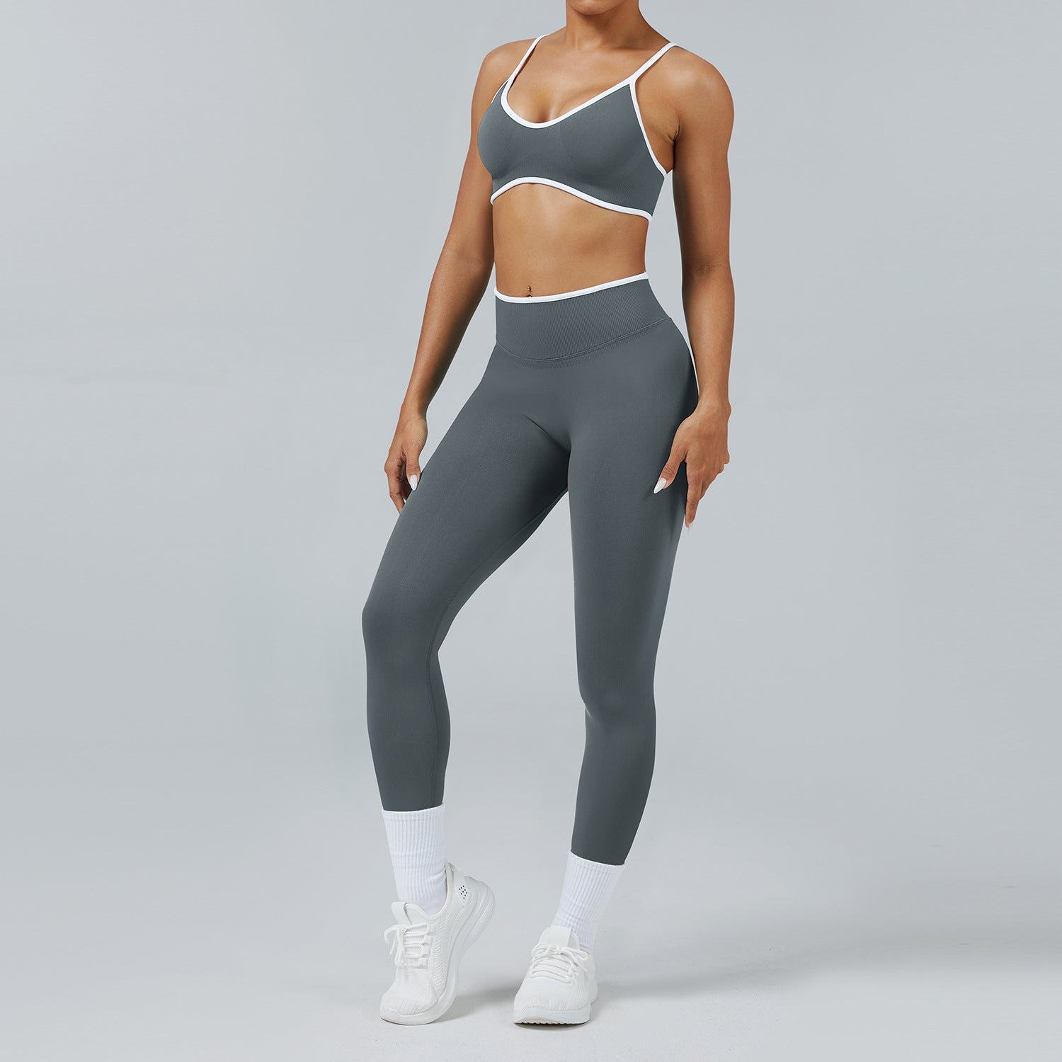 Women's Seamless Back-Support Yoga & Fitness Set | 14 Colors