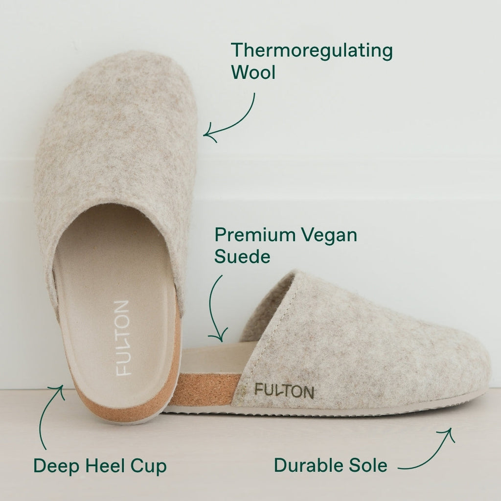 The House Shoe – Orthopedic Comfort Slippers with Cork Footbed