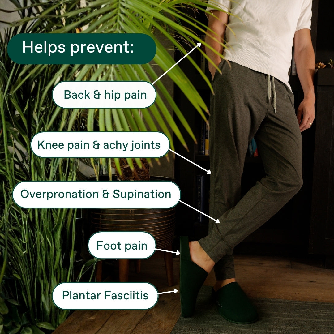 The House Shoe – Orthopedic Comfort Slippers with Cork Footbed