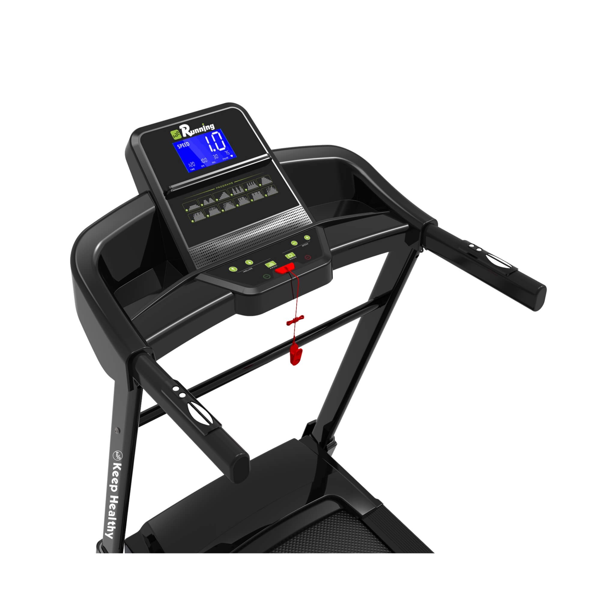 Rovix Compact 3.5HP Foldable Electric Treadmill with Bluetooth & 12 Pre-Set Programs