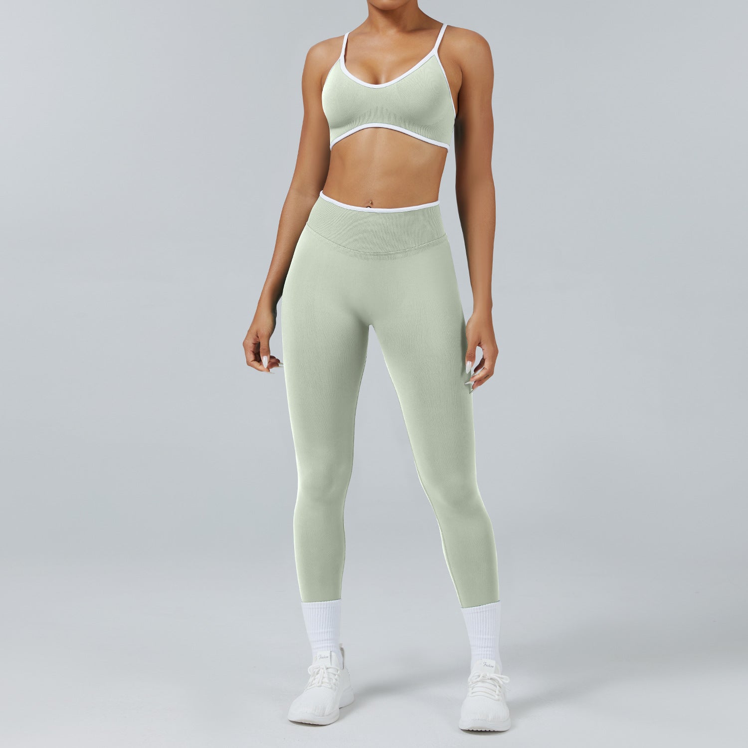 Women's Seamless Back-Support Yoga & Fitness Set | 14 Colors