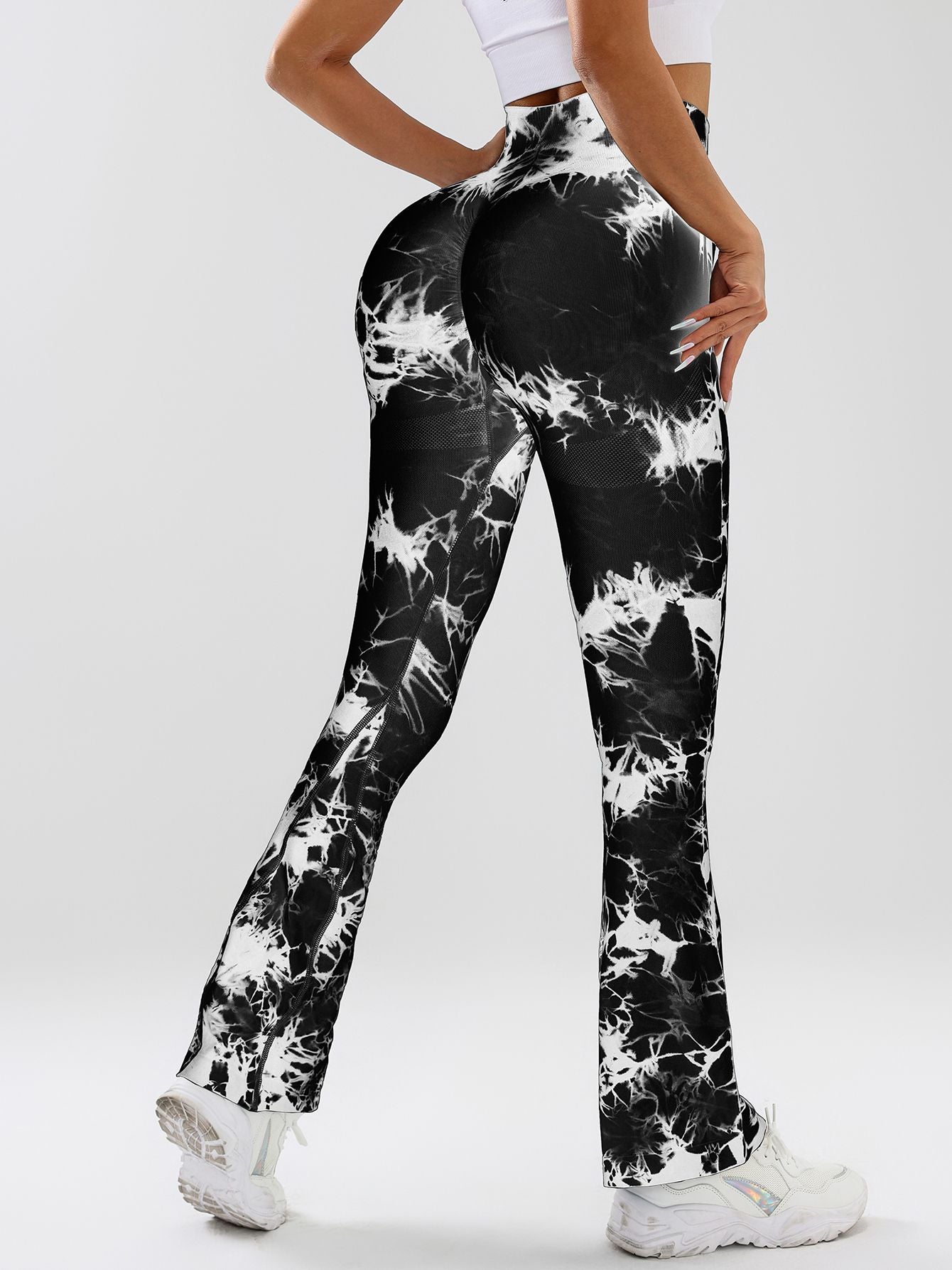 High-Waist Flare Yoga Pants — Tummy Control & Butt Lift