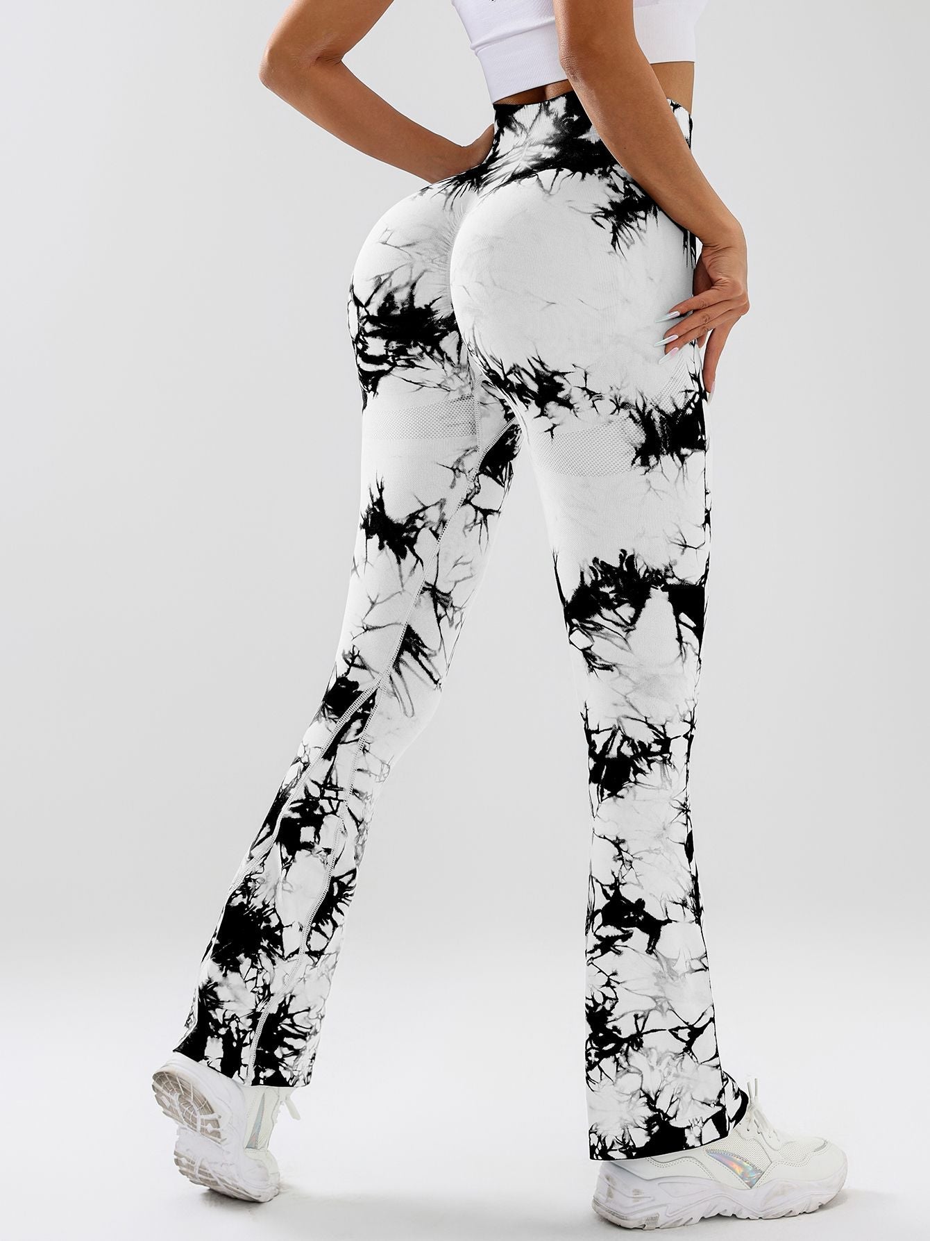 High-Waist Flare Yoga Pants — Tummy Control & Butt Lift