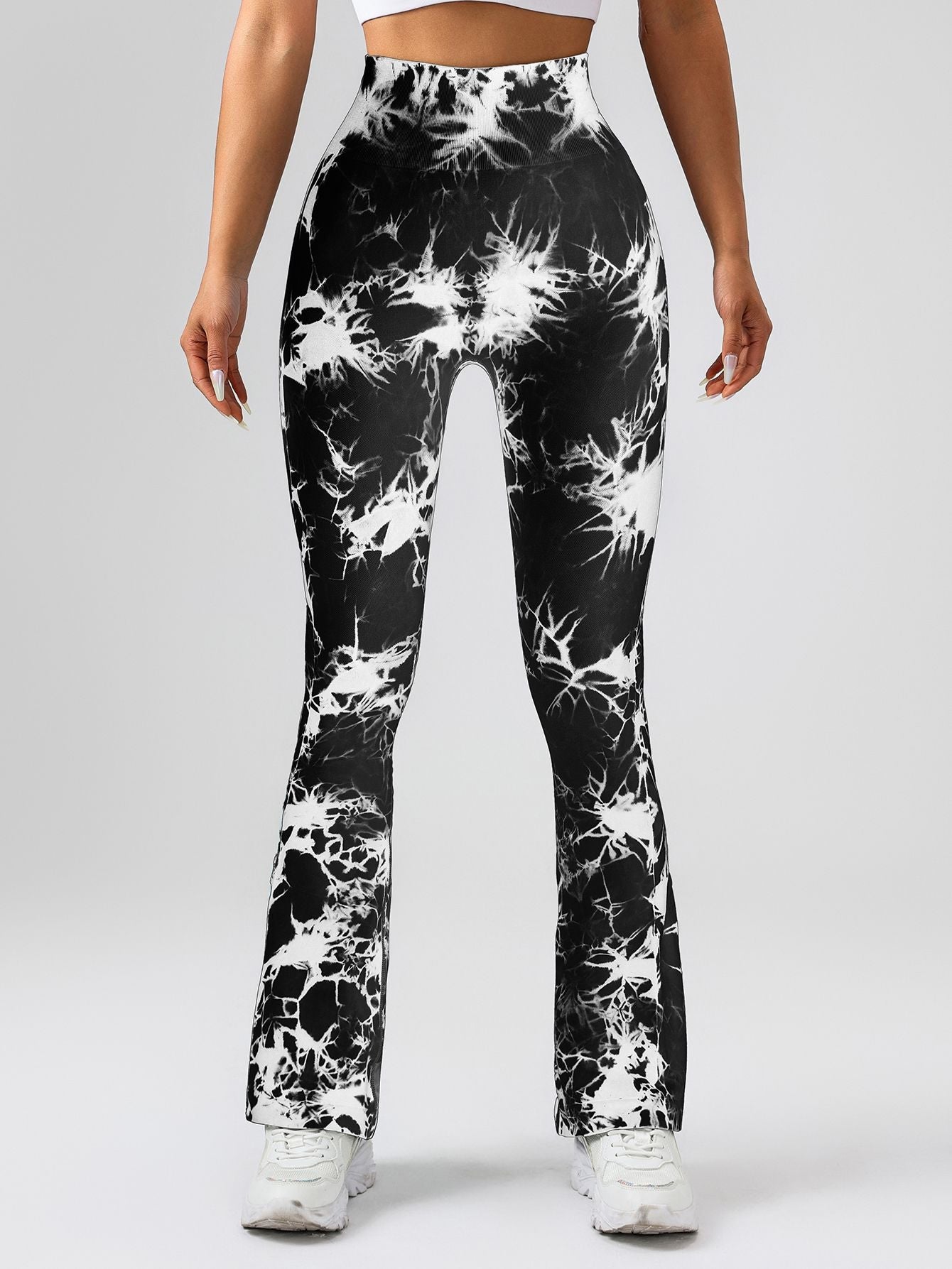 High-Waist Flare Yoga Pants — Tummy Control & Butt Lift