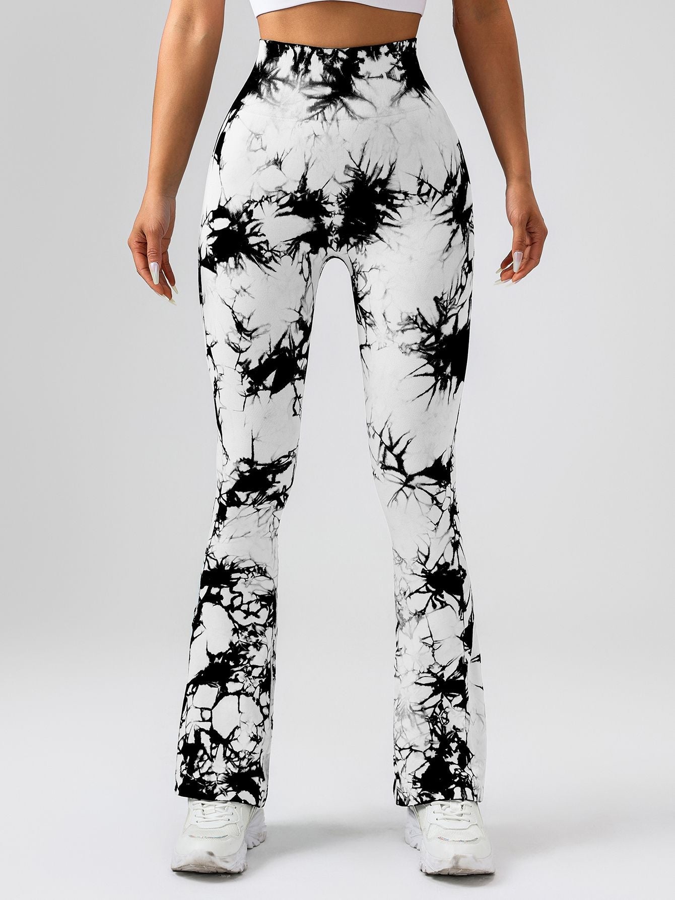 High-Waist Flare Yoga Pants — Tummy Control & Butt Lift