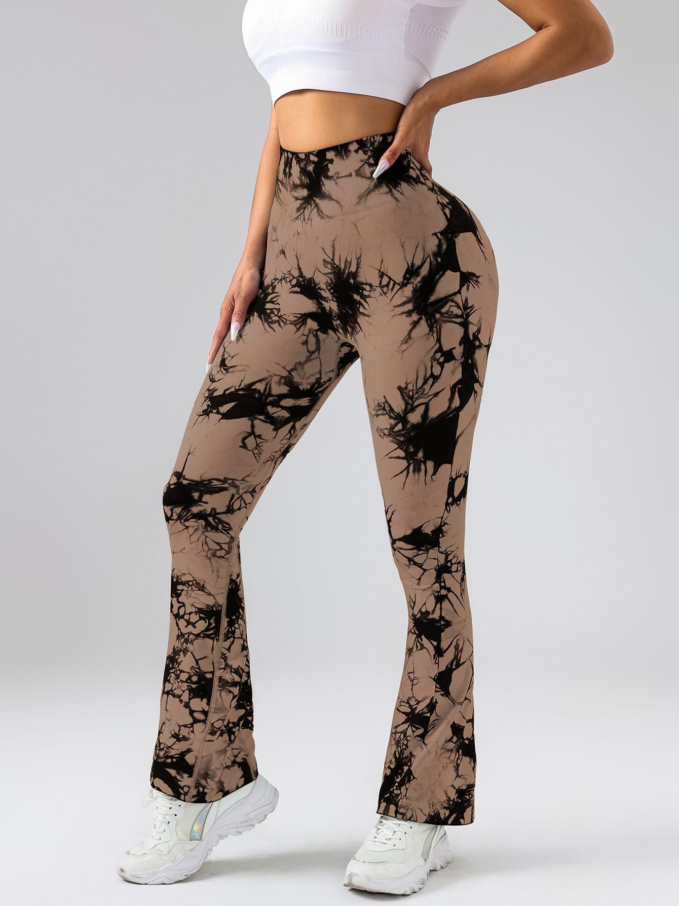 High-Waist Flare Yoga Pants — Tummy Control & Butt Lift