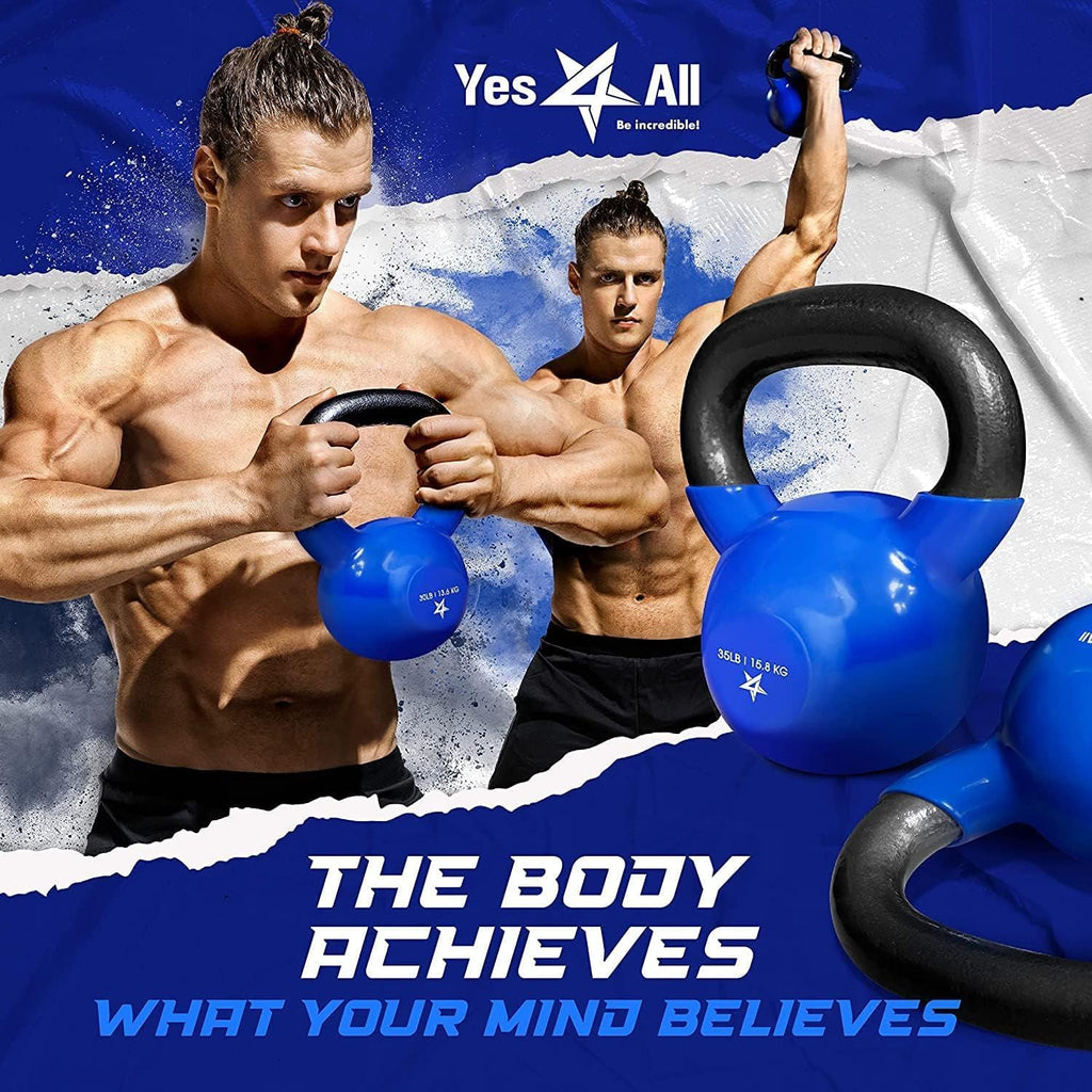 Vinyl Coated Cast Iron Kettlebell