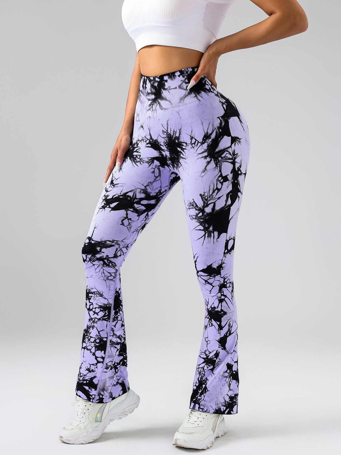 High-Waist Flare Yoga Pants — Tummy Control & Butt Lift